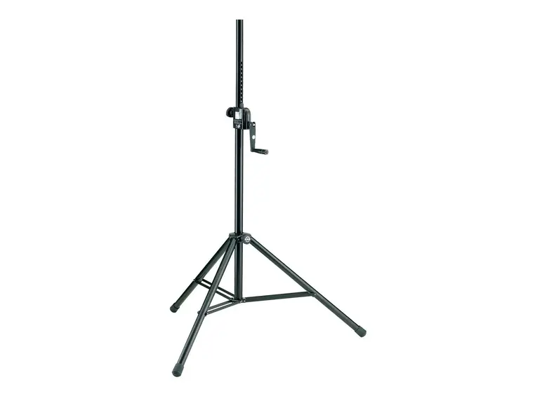K&M 21300 høyttalerstativ m/sveiv, stål, vekt opptil 50 kg. 